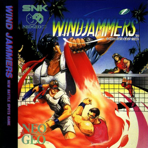 Windjammers box art for Neo Geo CD